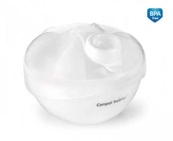 Pojemnik na mleko w proszku Canpol; biały