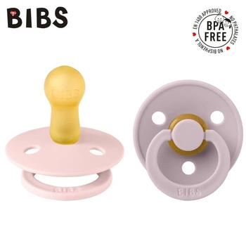 BIBS colour 2-pack blossom & dusky lilac M smoczek uspokajający kauczuk Hevea