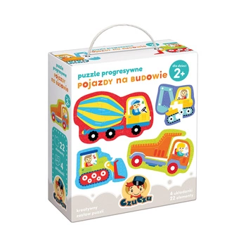 Puzzle progresywne 2+ CzuCzu; Pojazdy na budowie