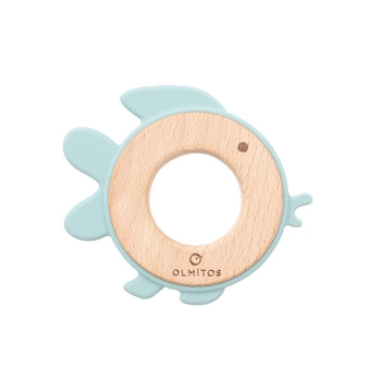 Gryzaczek silikonowo-drewniany, Olmitos; rybka