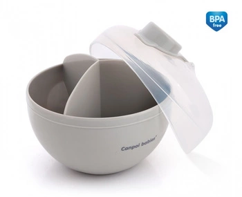 Pojemnik na mleko w proszku Canpol; szary