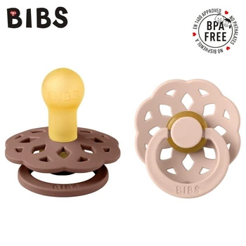 BIBS BOHEME 2-pack woodchuck & blush S smoczek uspokajający kauczuk Hevea