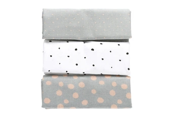 Pieluszki flanelowe Motherhood; kropy różowe