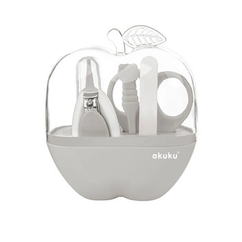 Zestaw do pielęgnacji Apple Case Akuku; szary