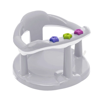 Krzesełko do kąpieli Aquababy Thermobaby; szare