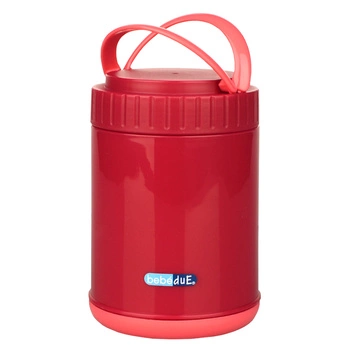 Pojemnik termiczny na jedzenie C&F Bebedue; czerwony; 500 ml