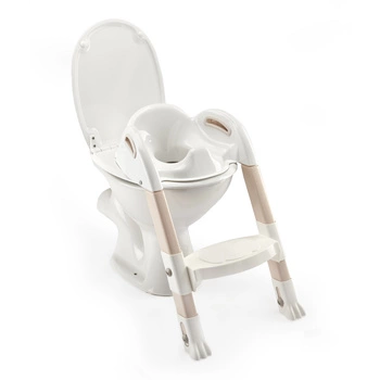 Nakładka na WC ze stopniem Kiddyloo Thermobaby; biała