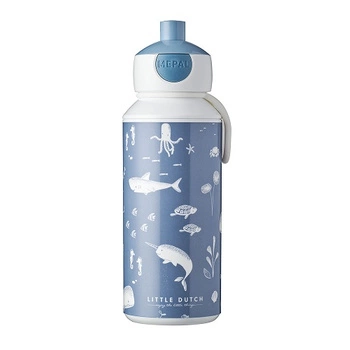 Butelka bidon Pop-Up Campus 400 ml Ocean Mepal; niebieska