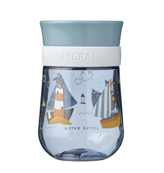 Kubek treningowy 360° Mio Sailors Bay Mepal 300 ml; niebieski