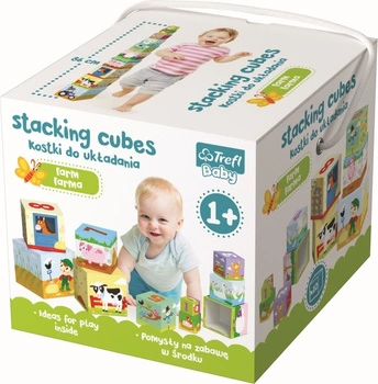 Kostki Baby Cubes Trefl; Na wsi