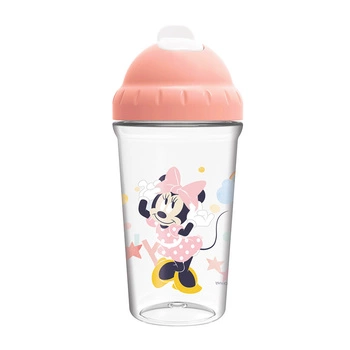 Kubek ze słomką Disney Baby Minnie, Stor Thermobaby; różowy
