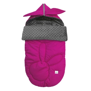 Śpiworek królik Gumimola; różowy