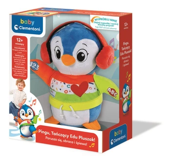 Pingu tańczący Edu pluszak Clementoni