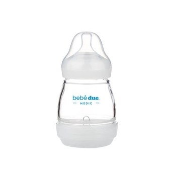 Butelka antykolkowa szklana Medic Futura Bebe Due; 160 ml