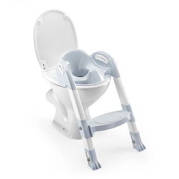 Nakładka na WC ze stopniem Kiddyloo Thermobaby; niebieska