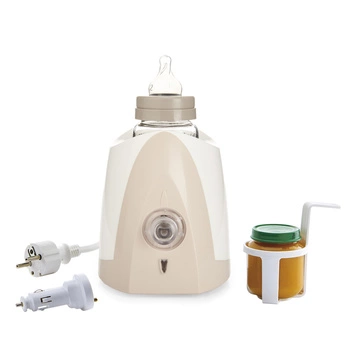 Podgrzewacz do butelek do domu i samochodu Thermobaby; beżowy