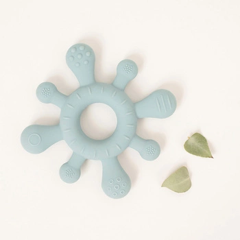 Gryzaczek silikonowy, Olmitos; niebieski