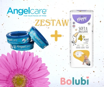 Wkłady Angelcare  z pieluchami Bella - zestaw