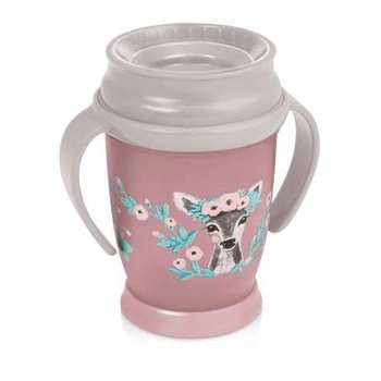 Kubek 360° Drink Master 250 ml Wild Soul Girl Lovi; różowy