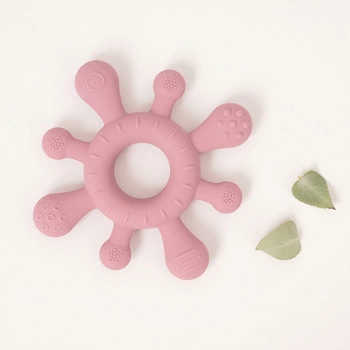 Gryzaczek silikonowy, Olmitos; różowy