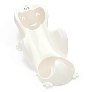Leżaczek do kąpieli Babycoon Thermobaby; biały