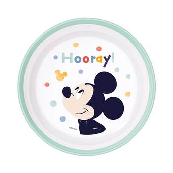 Miseczka antypoślizgowa premium Disney Baby Mickey, Stor Thermobaby; miętowa