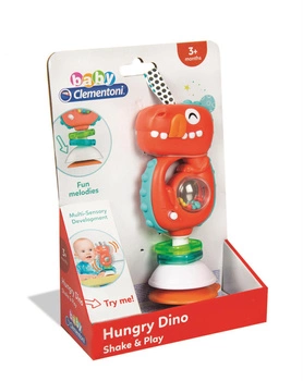 Interaktywna grzechotka Clementoni; Dinozaur