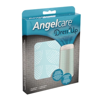 Rękaw na kosz Dress Up Angelcare; miętowy; listki