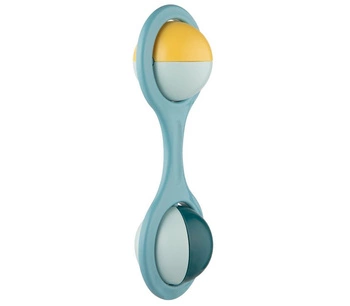 Grzechotka z obrotowymi elementami Sztanga Canpol; niebieska