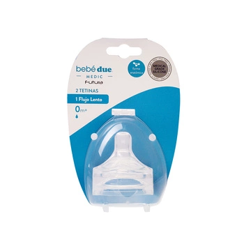 Smoczek silikonowy do butelek Medic Futura Bebe Due; 0 m+; 2 szt.